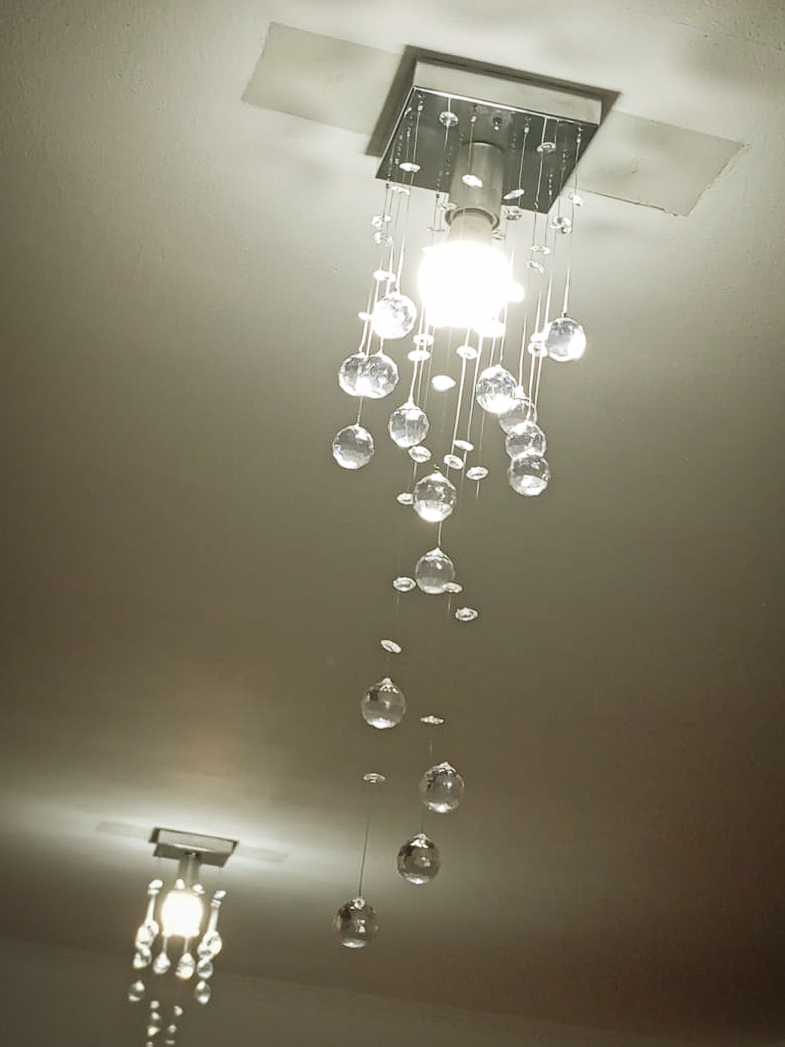 Instalação de lustre